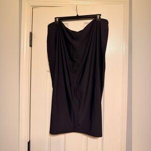 SKIMS Obsidian Cling Matte Midi Skirt